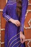 Royal Sapphire Blue 3-Piece Embellished Suit