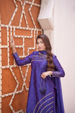 Royal Sapphire Blue 3-Piece Embellished Suit