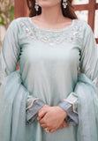 Soft sage green 3-Piece Embellished Set